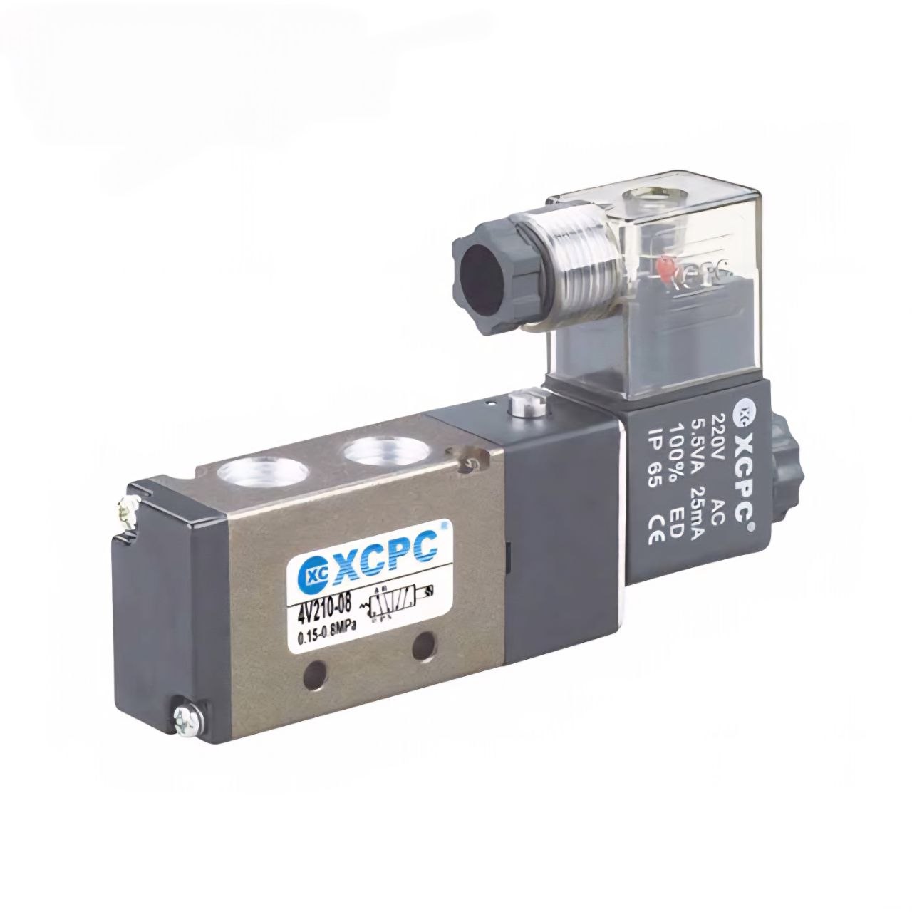 pneumatic solenoid valve 5way 3position